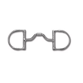 Myler Bid English Dee - D-rings with hooks - MB33 tongue-free mouthpiece